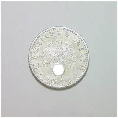 德国第三帝国1941年A版50芬尼 爽品 - 德国第三帝国1941年A版50芬尼 爽品