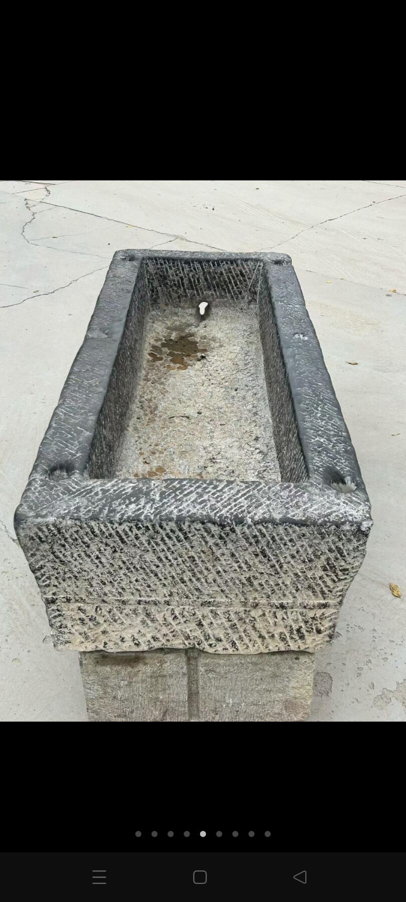 清代青石养鱼盆，全品保老，保浆厚重，茶室，会所，农家院，养鱼佳选