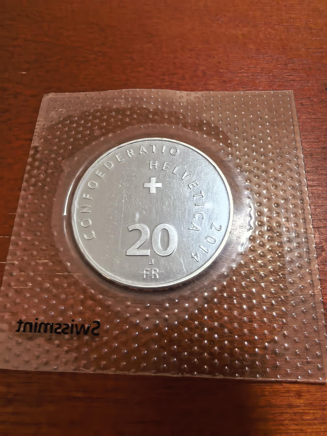 长老汇蛇年精选第六十五场拍卖 2014瑞士杰森纸牌游戏20银币，20克835银，3.5万枚