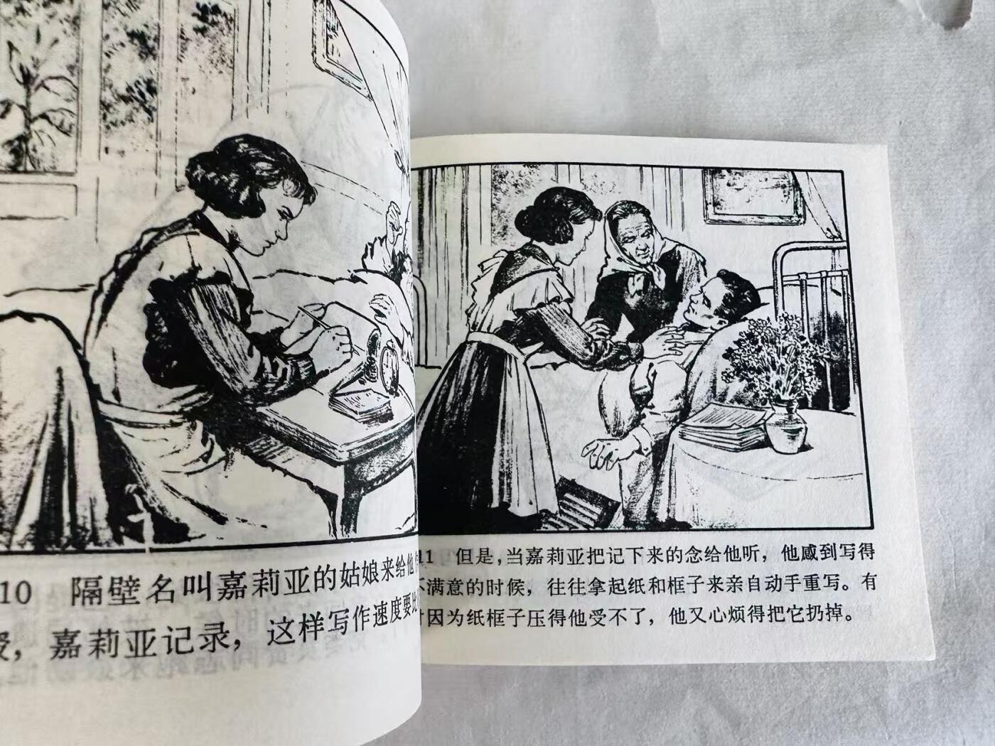 大连首届红藏暨第十一届全国连交会 连环画拍卖 钢铁是怎样炼成的（上下） 出版社：人民美术 年代： 72.1 0 开本：60 品相：9.8 甘肃重印 毅进