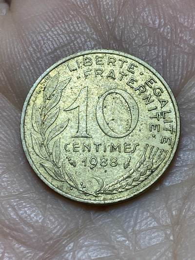 2025年第一百一十四场(总第一百四十场）外国好品散币(免佣金) - 法国🇫🇷1988年10生丁(海豚标)