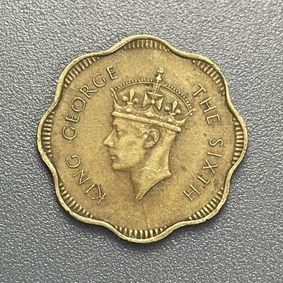 回流1022 - 英属锡兰1951年10分 乔治六世