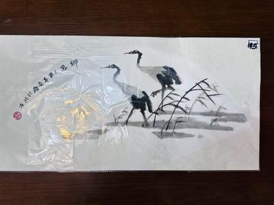 大连首届红藏暨第十一届全国连交会 连环画拍卖 - 乡恋扇面一幅 出版社： 年代：2019 开本：两平尺  温崇圣