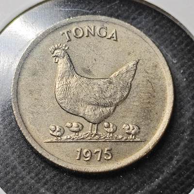 KK钱币收藏小铺  纪念币专场  2月预留时间 周末发货 -  1975汤加5分