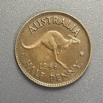 回流1022 - 澳大利亚🇦🇺1948年半便士