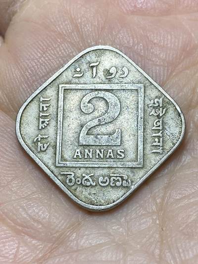 2025年第一百一十四场(总第一百四十场）外国好品散币(免佣金) - 英属印度1919年2安娜(乔治五世时期)