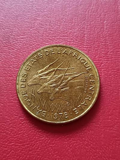 【云涧收藏】第七十三场 中非1978年25法朗，UNC