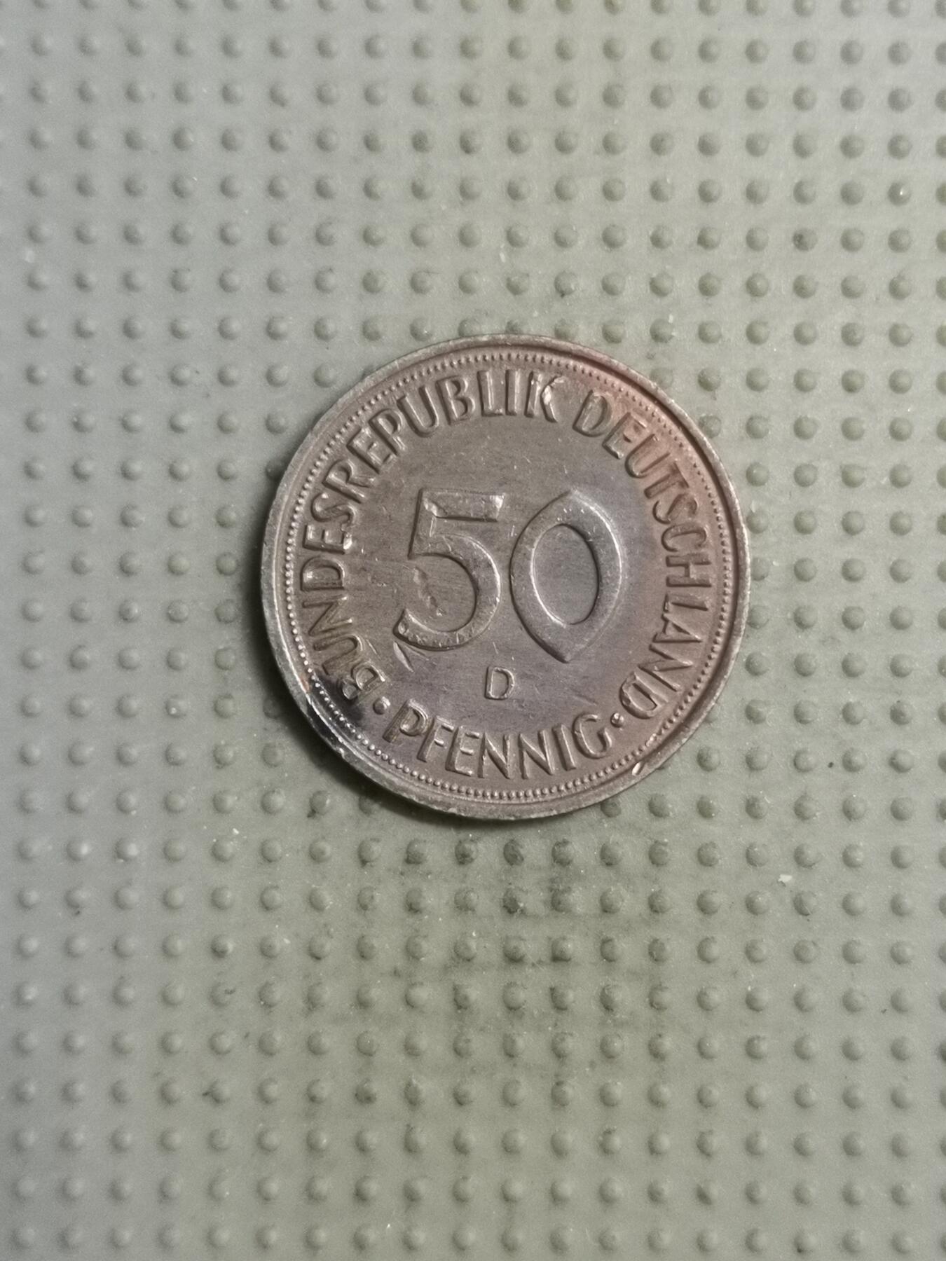 2025年第105场各国散币拍卖（总第105场）26号发一次货 德国1990年50芬尼
