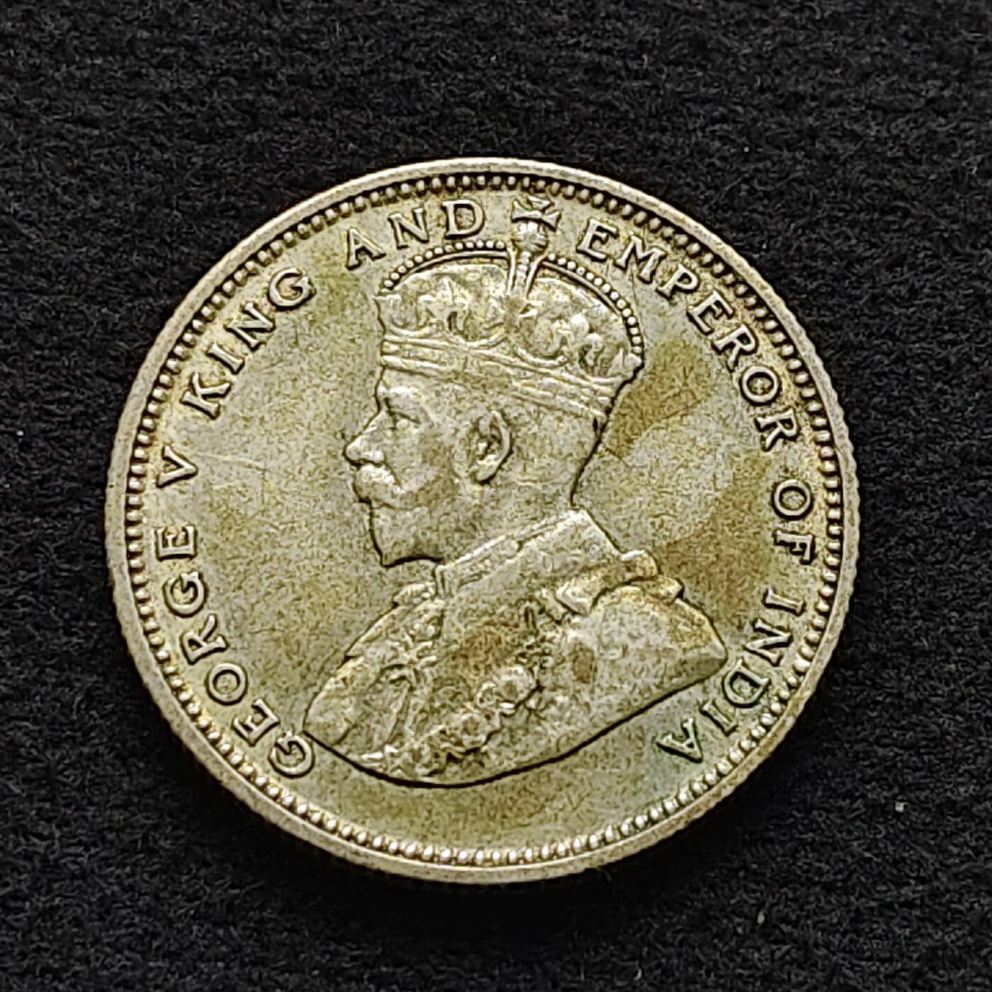 【全场包邮】纯粹捡漏拍470场（免费代拍第7场） 英属海峡1927年乔治五世20分（23.8毫米5.43克）银币