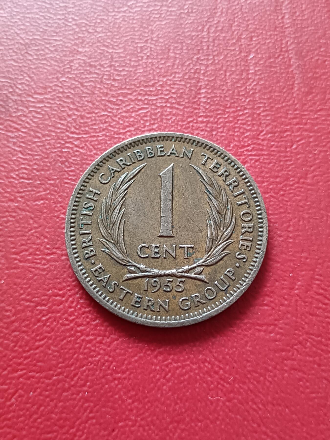 【云涧收藏】第七十三场 英属东加勒比1955年1分