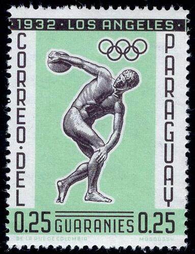 洪涛臻品批发群 精选邮票限时拍卖第1150期  - 乌拉圭 1932年洛杉矶奥运会 新票原胶润亮全品