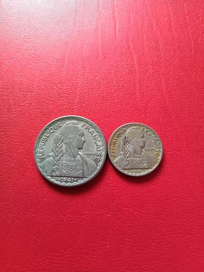 【云涧收藏】第七十三场 法属印支1941年10、20分2枚