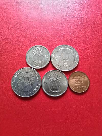 【云涧收藏】第七十三场 瑞典5枚