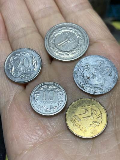 2025年第一百一十四场(总第一百四十场）外国好品散币(免佣金) - 波兰🇵🇱5枚：2008年20格罗希，1994年1兹罗提，1949年20格罗希，2007年10格罗希，2008年2格罗希
