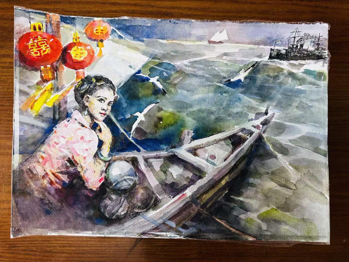 大连首届红藏暨第十一届全国连交会 连环画拍卖 旅顺口人（原稿） 出版社： 年代：2024 开本：16 113幅加封面8开 陈宗舜