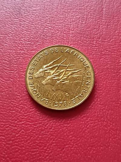 【云涧收藏】第七十三场 中非1978年5法朗，UNC