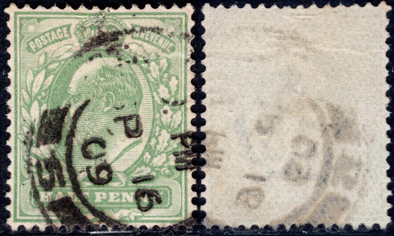 洪涛臻品批发群 精选邮票限时拍卖第1150期  英国1902爱德华七世半分旧全品