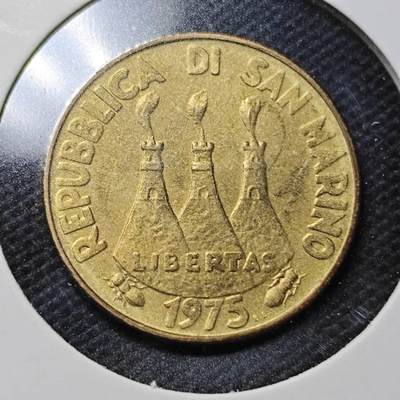 KK钱币收藏小铺  纪念币专场  2月预留时间 周末发货 -  1975圣马力诺20里拉