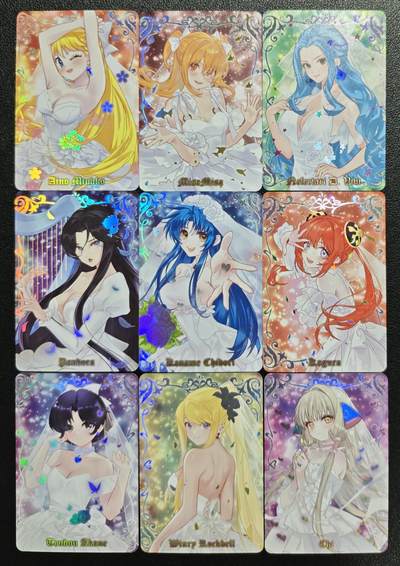 天玑星卡拍第131期《10.23周四截拍》持续收拍收评中 满赠卡需备注 - 骁骑营卡牌 女神花嫁 彩闪 九张