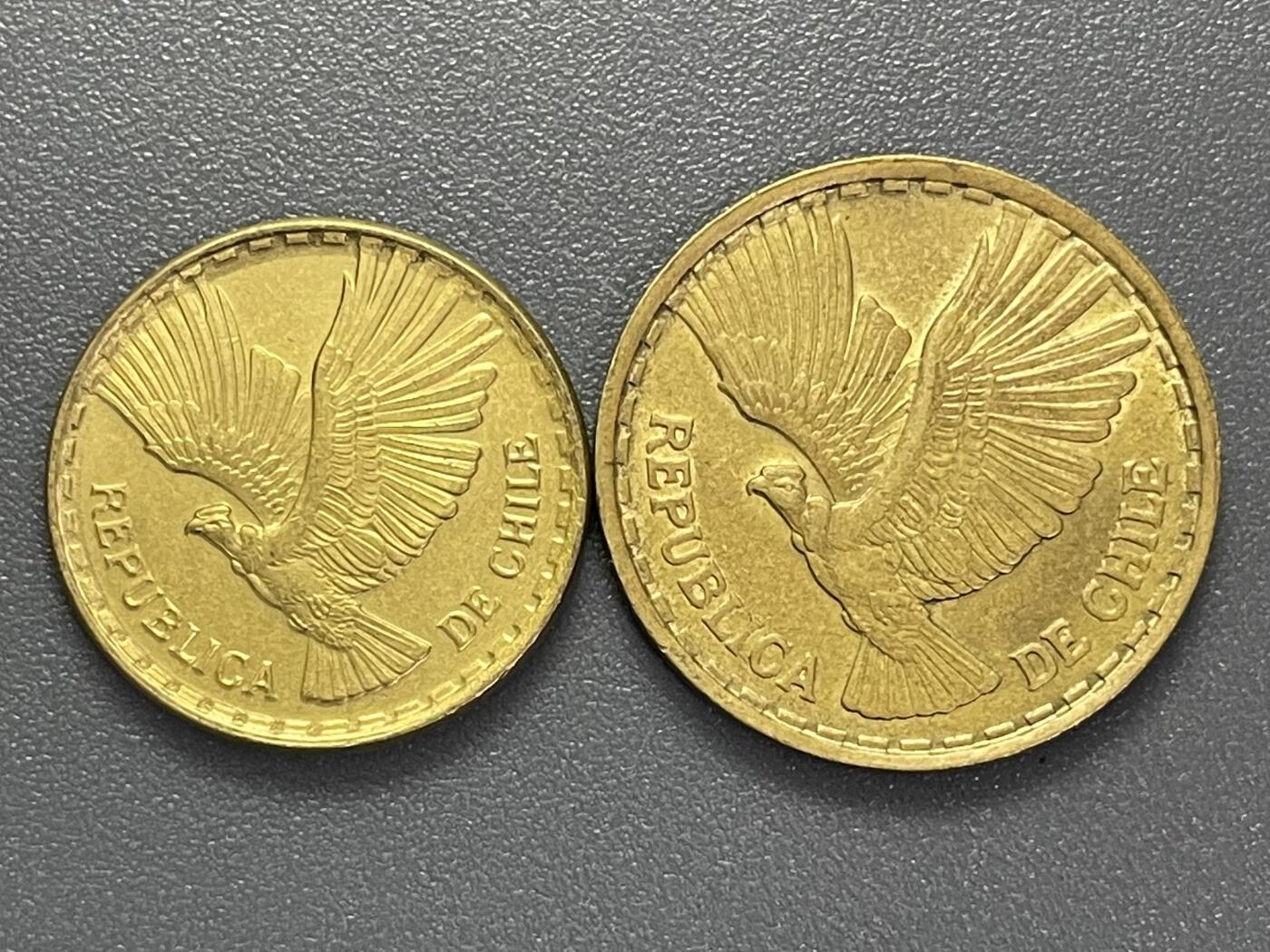 回流1022 智利🇨🇱1970年安第斯神鹫两枚