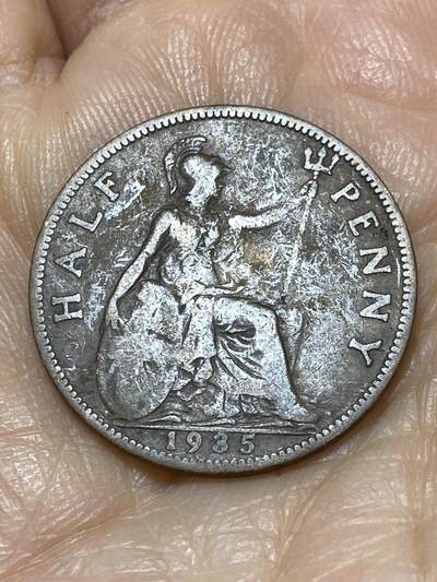 2025年第一百一十四场(总第一百四十场）外国好品散币(免佣金) - 英国🇬🇧1935年半便士(乔治五世第三版)
