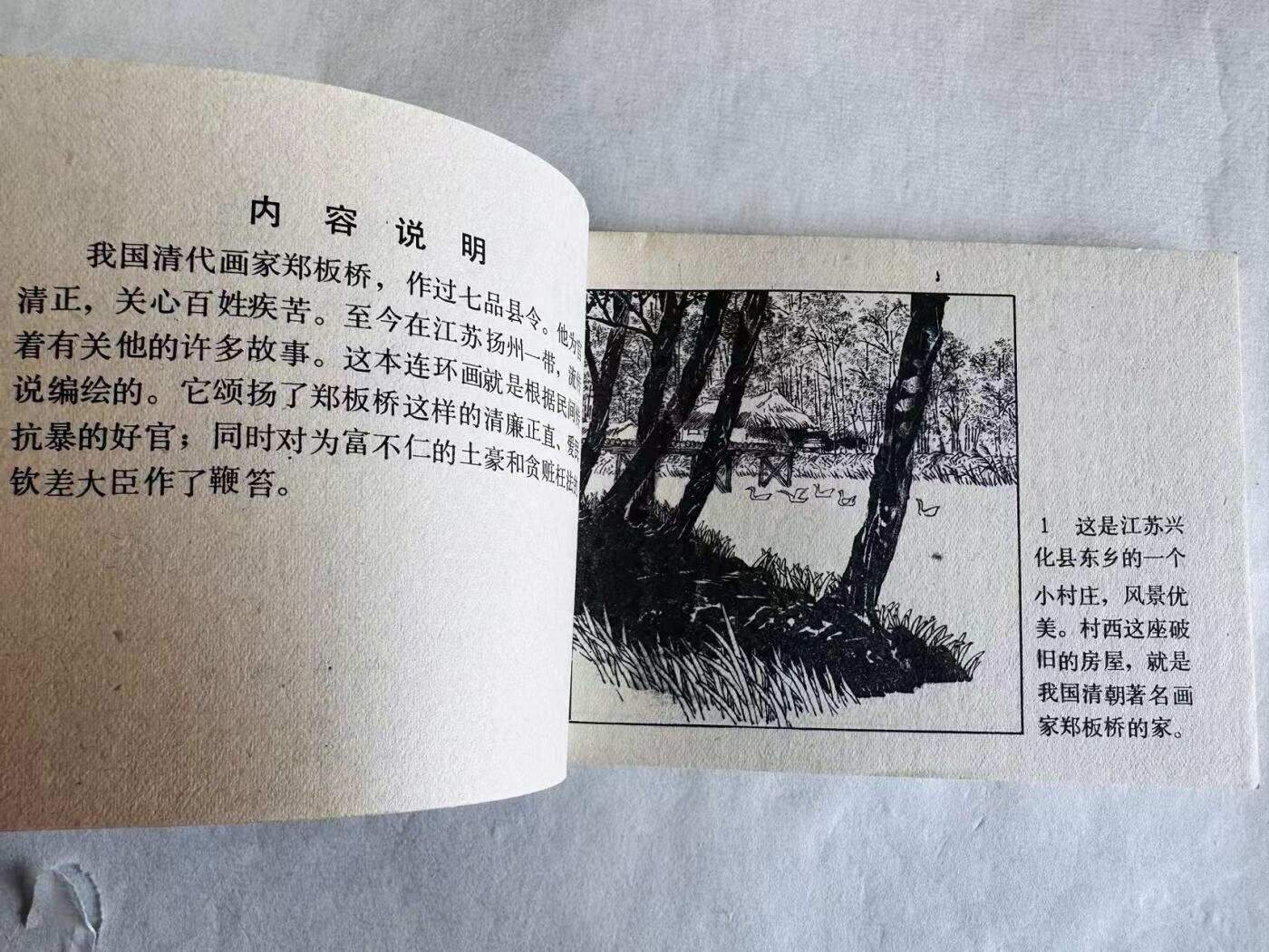 大连首届红藏暨第十一届全国连交会 连环画拍卖 郑板桥罢官 出版社：人民美术 年代：81.9 开本：64 品相：9.8  王亦秋