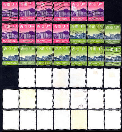 洪涛臻品批发群 精选邮票限时拍卖第1150期  - 香港城市地标1.3元与3.1元 20枚