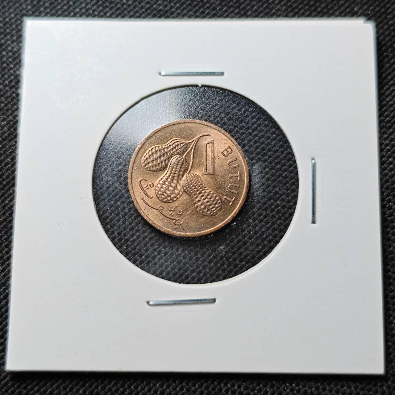 KK钱币收藏小铺  第356场  2月预留时间 周末发货  冈比亚1布图 铜币 好品