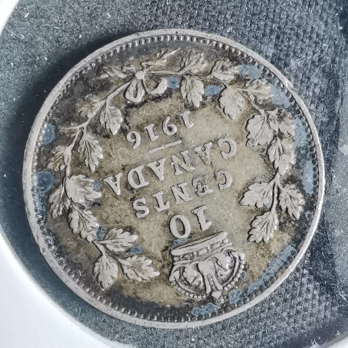 沼泽如烟--第881场 加拿大1916年十分银币