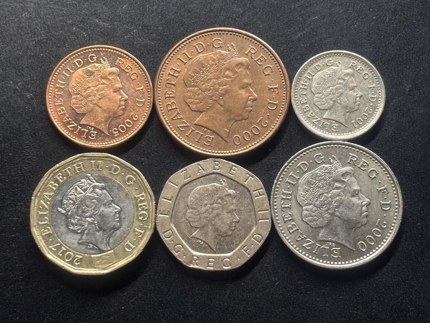 邮泉阁限时拍卖第三十二场 英国硬币专场（硬币在国外。请付邮费6元。）