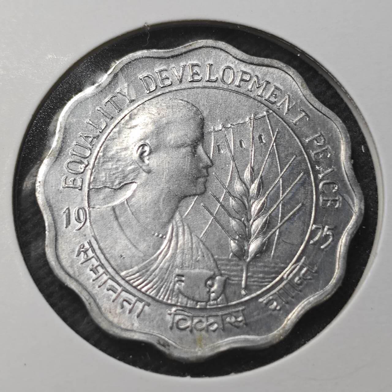 KK钱币收藏小铺  纪念币专场  2月预留时间 周末发货  印度10派沙纪念币 好品