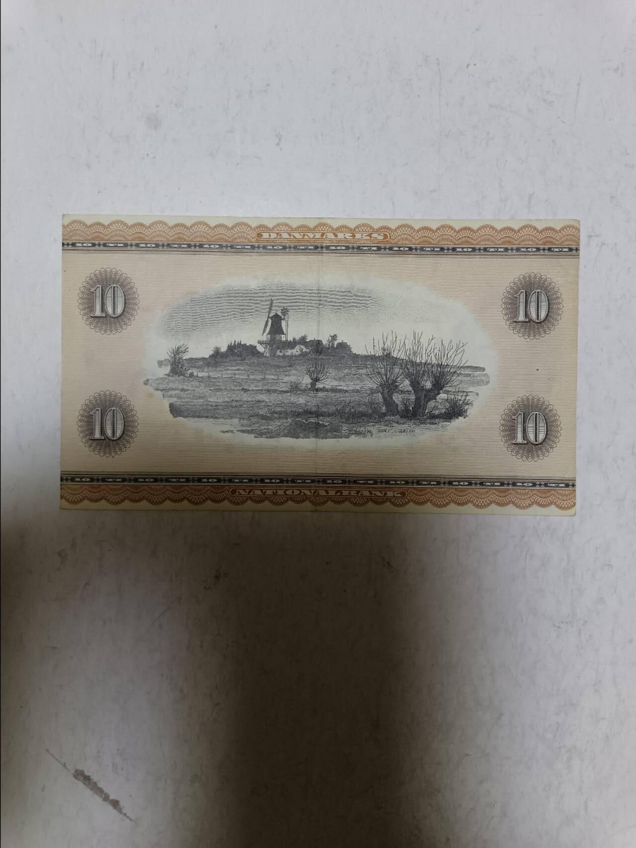 【20251023】非全新纸币第297场 丹麦1936年10克朗