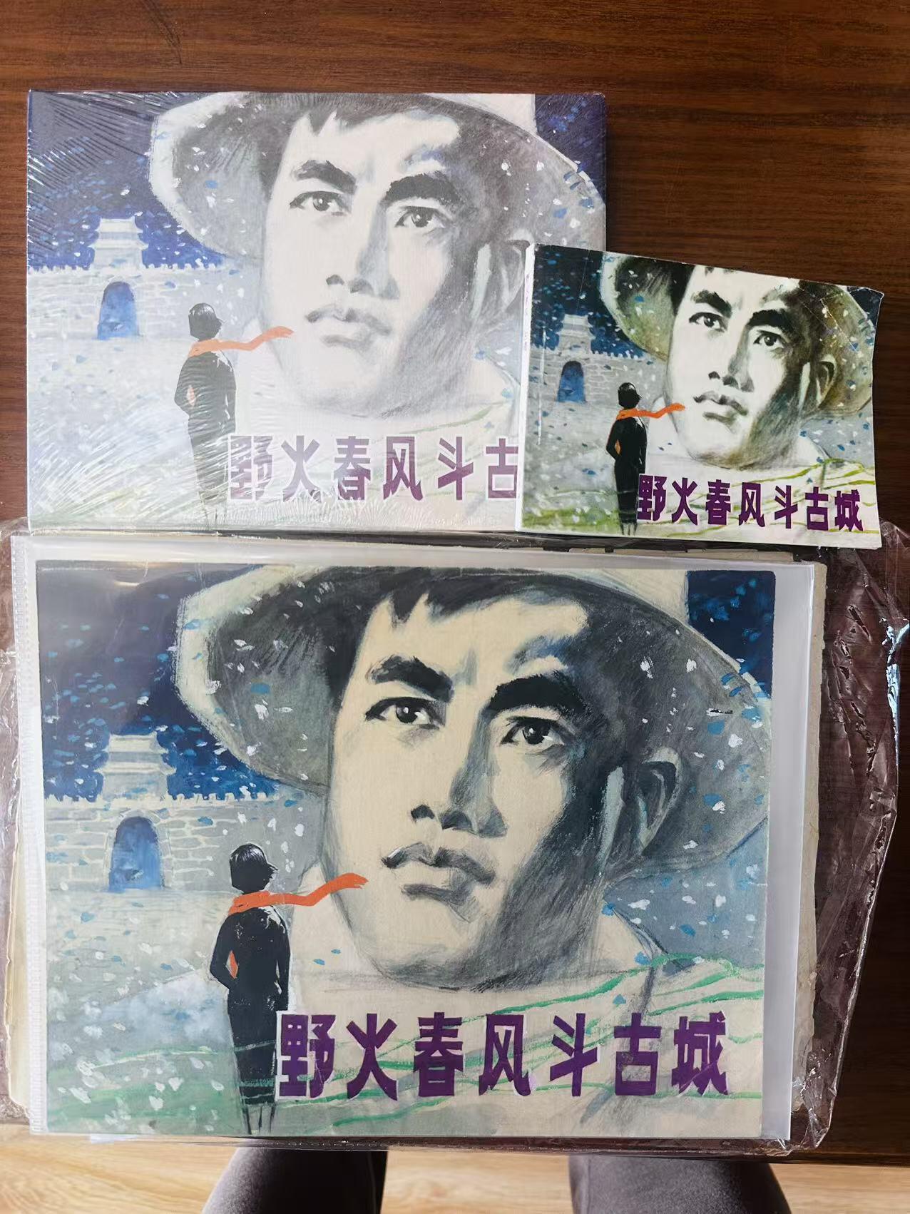 大连首届红藏暨第十一届全国连交会 连环画拍卖 野火春风斗古城（原稿） 出版社：张桂芝 年代：81 开本：16 145幅加封面刘亚民 常玉昌
