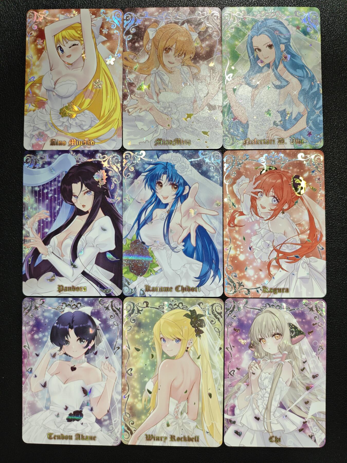 天玑星卡拍第131期《10.23周四截拍》持续收拍收评中 满赠卡需备注 骁骑营卡牌 女神花嫁 纱布闪 九张