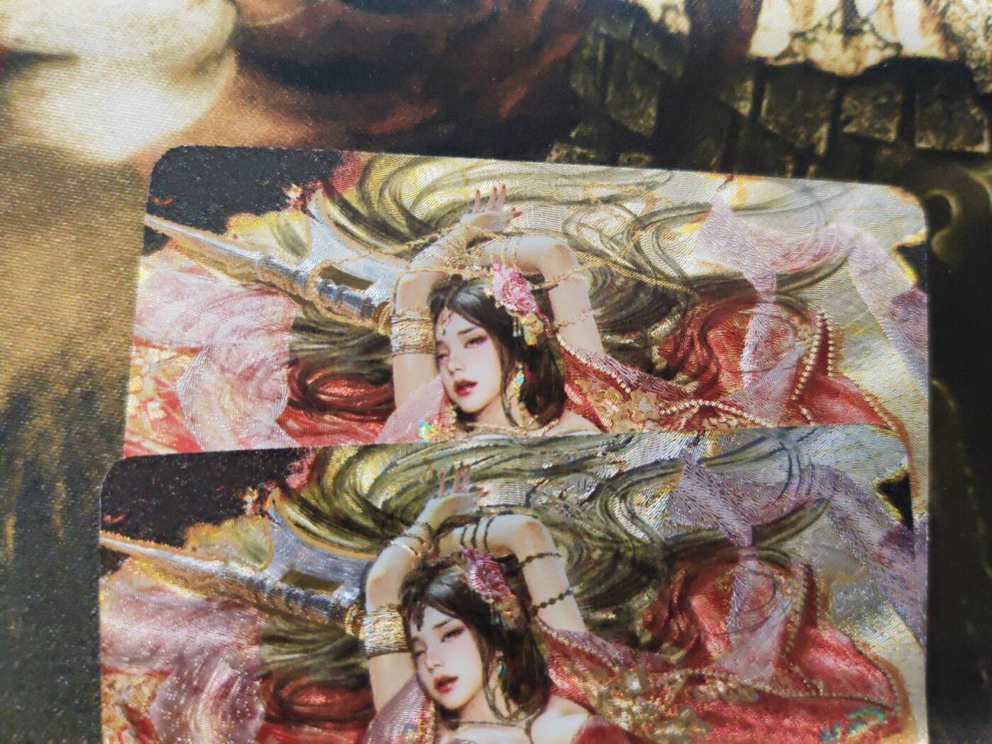 阳大大卡牌拍卖第77期（持续收拍品，周五晚上九点截拍，进群福利早知道） 【冷烫粗闪】焱卡文化 刷子 貂蝉 冷烫粗闪双服饰2张