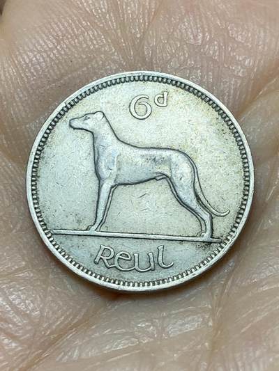 2025年第一百一十四场(总第一百四十场）外国好品散币(免佣金) - 爱尔兰🇮🇪1942年6便士(共和国时期第一套第二版)