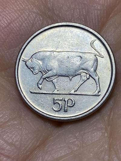 2025年第一百一十四场(总第一百四十场）外国好品散币(免佣金) - 爱尔兰🇮🇪1994年5便士(共和国时期第二套第二版，缩小尺寸版)