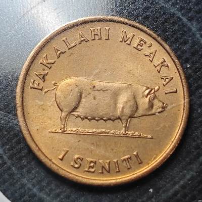 KK钱币收藏小铺  纪念币专场  2月预留时间 周末发货 -  汤加1分铜币 好品