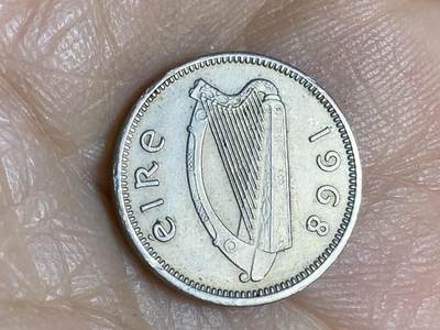 2025年第一百一十四场(总第一百四十场）外国好品散币(免佣金) - 爱尔兰🇮🇪1968年3便士(共和国时期第一套第二版)