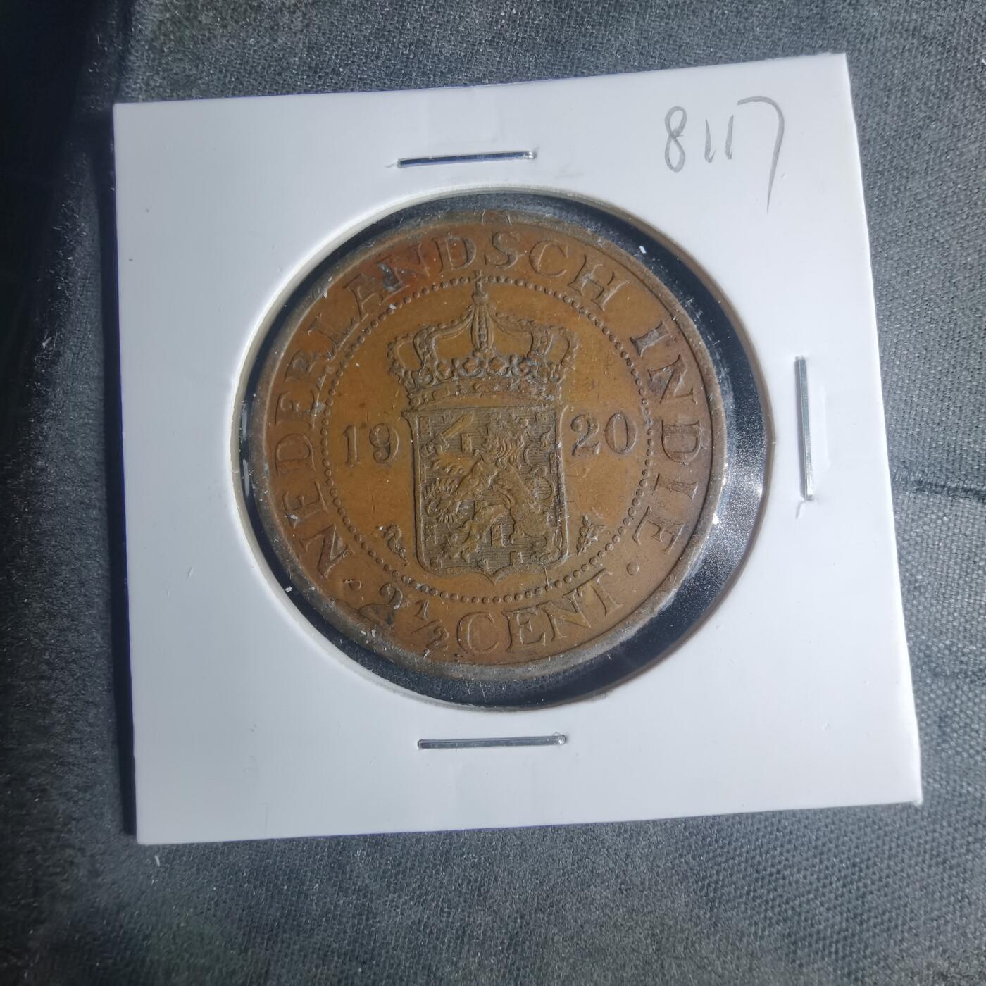 沼泽如烟--第881场 荷属东印度1920年2.5分
