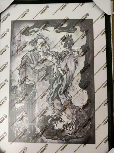 阳大大卡牌拍卖第77期（持续收拍品，周五晚上九点截拍，进群福利早知道） - 【亲签版画】启读文化 沈鑫 聊斋 阿绣 1/1 本身项目数量就很少，稀缺大珍