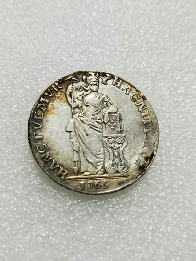 天下钱庄专场欢迎参拍 - 1765荷兰武士1盾银币