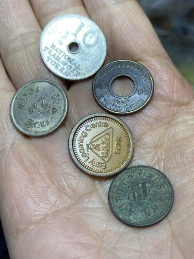 2025年第一百一十四场(总第一百四十场）外国好品散币(免佣金) - 各类代币5枚