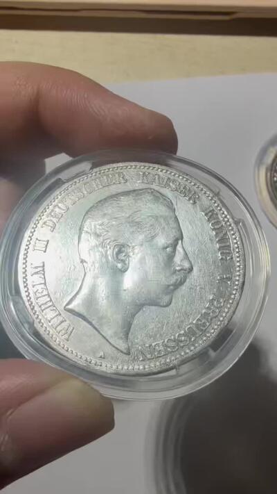 《外钞收藏家》第五百七十七期（精品场）（本平台长期征集拍品、欢迎藏友们联系合作） 英国、加拿大、美国、德国5个银币，共129.4克