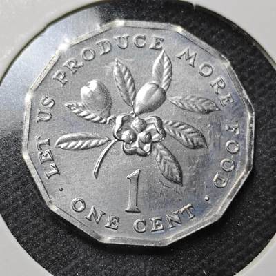 KK钱币收藏小铺  纪念币专场  2月预留时间 周末发货 -  1975牙买加1分纪念币