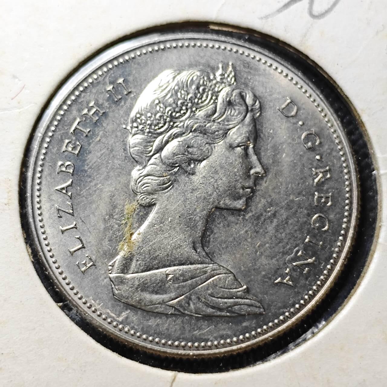 KK钱币收藏小铺  第356场  2月预留时间 周末发货  1970加拿大50分