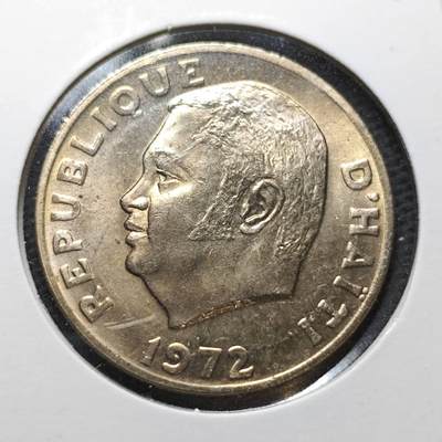 KK钱币收藏小铺  纪念币专场  2月预留时间 周末发货 -  1972海地20分好品