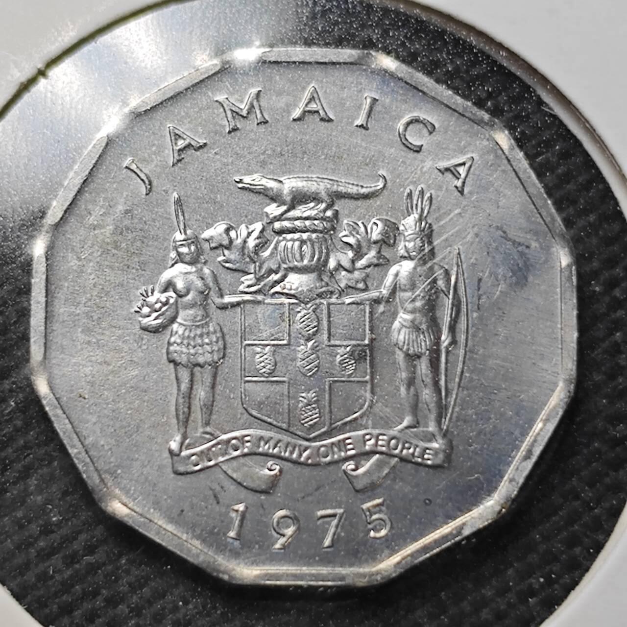 KK钱币收藏小铺  纪念币专场  2月预留时间 周末发货  1975牙买加1分纪念币