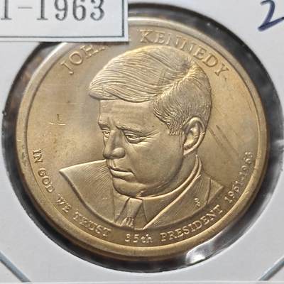 KK钱币收藏小铺  纪念币专场  2月预留时间 周末发货 -         2015美国第35届总统1元纪念币  