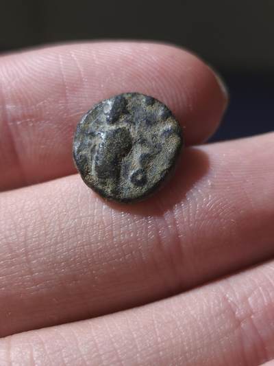 星盘世界钱币十一月五日古典币专场 - 精品印度斯基泰阿泽斯二世地方版铜银合金一德拉克马，这种品相好的很少